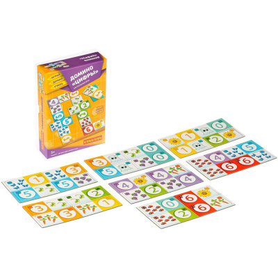 Настольная игра Домино Цифры Bondibon ВВ3902